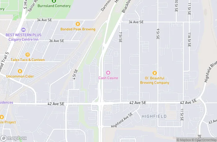 Map of Bluebird Self Storage
