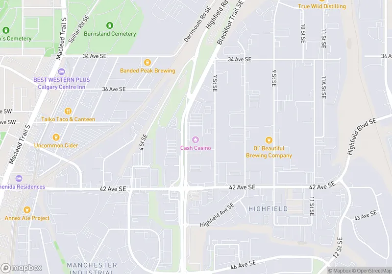 Map of Bluebird Self Storage