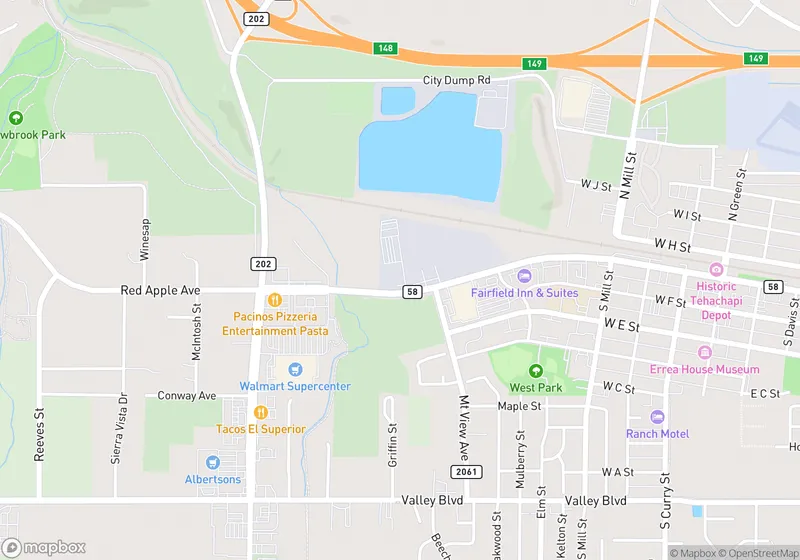 Map of Amber Oak Self Storage