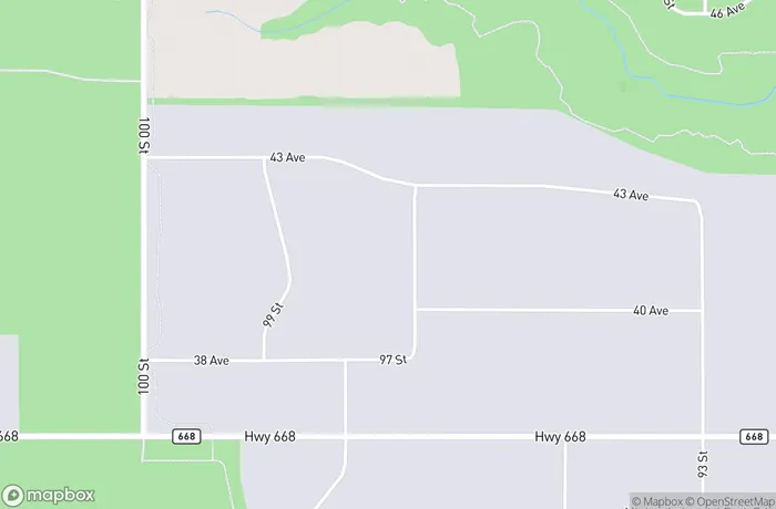 Map of Grande Prairie 97 Street