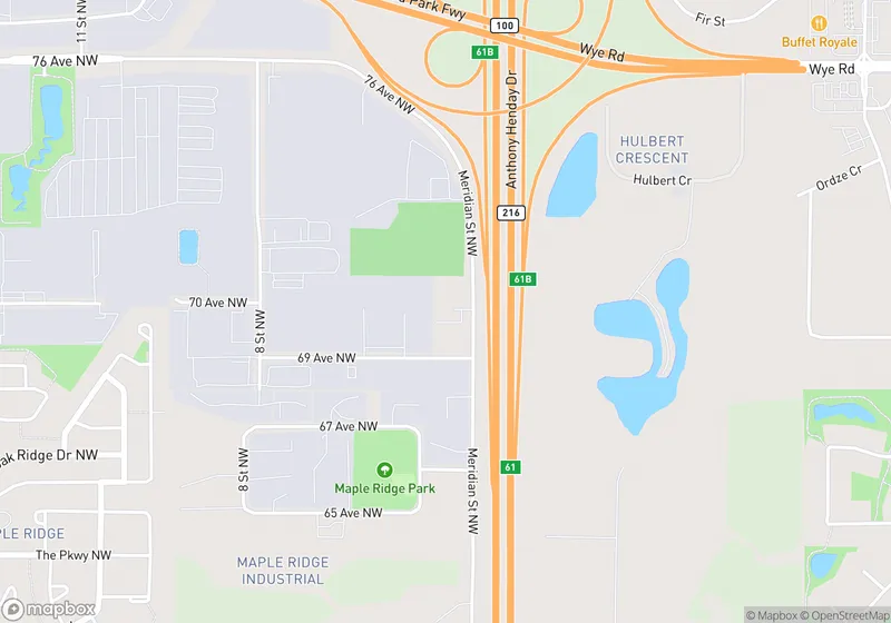 Map of Bluebird Self Storage