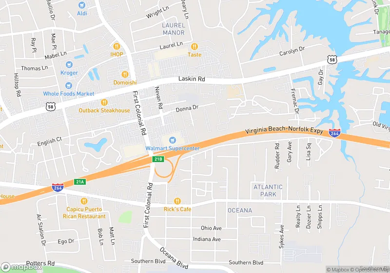 Map of Jack Rabbit Road