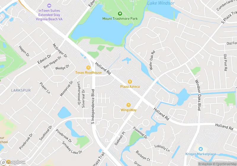 Map of Holland Road
