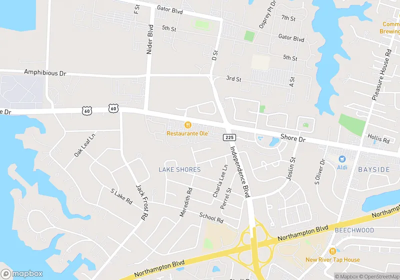 Map of Shore Drive