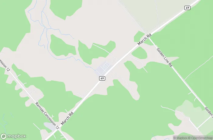 Map of Mississippi Mills March Road