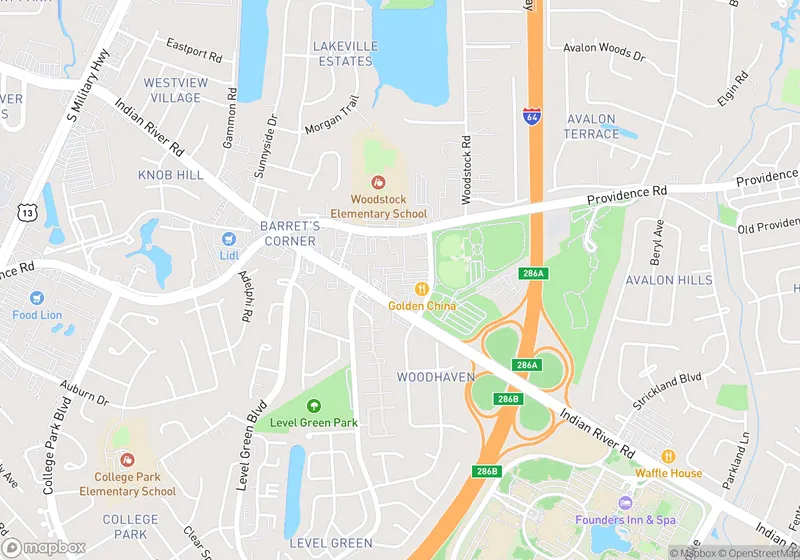 Map of Providence Road