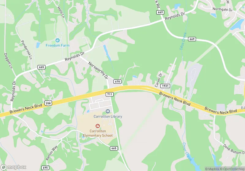 Map of Slant Drive