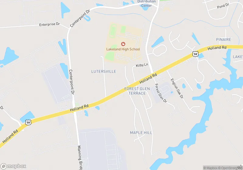 Map of Holland Road