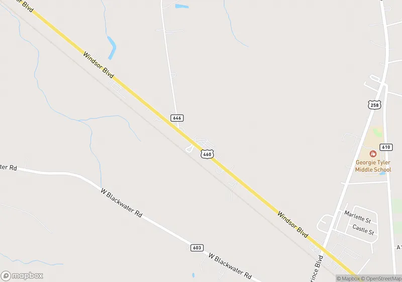 Map of Windsor Blvd