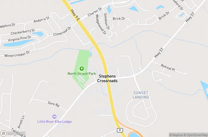 Map of Longs Highway 9 East