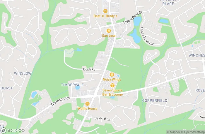 Map of Columbia Hard Scrabble Road