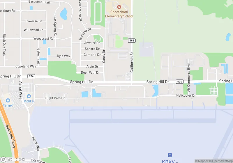 Map of AAA Storage Spring Hill Florida