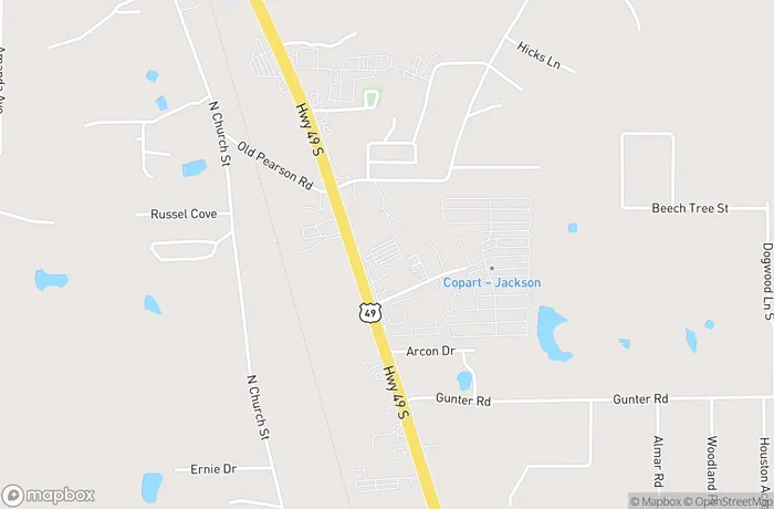 Map of Florence Us Highway 49