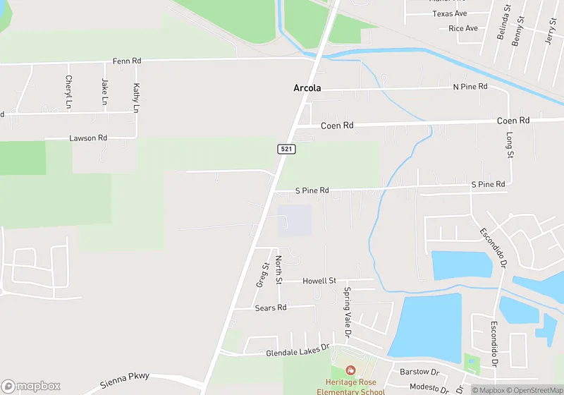 Map of AAA Storage Rosharon Texas