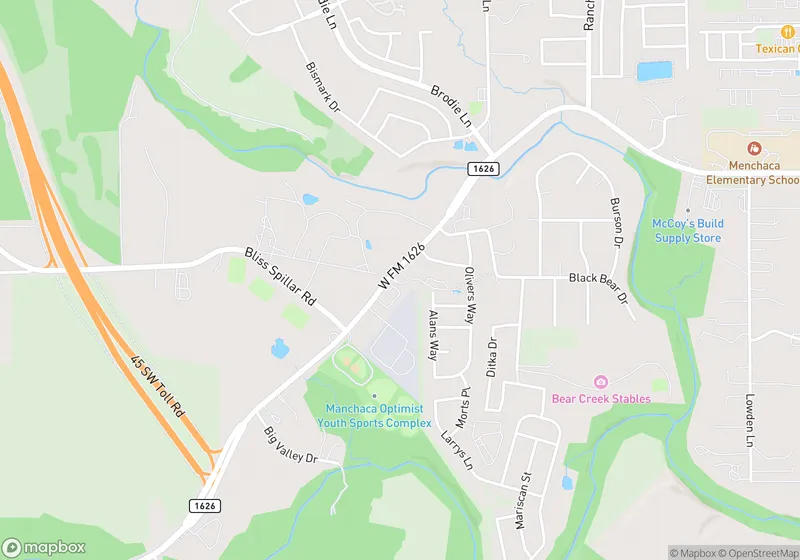 Map of AAA Storage Austin Texas