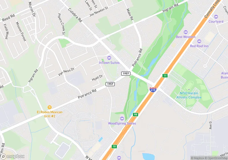 Map of AAA Storage San Antonio Texas