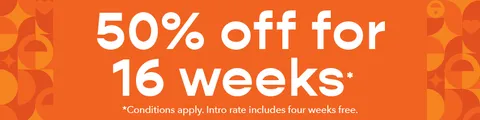50% off for 16 Weeks