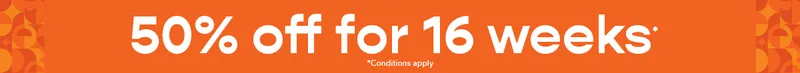 50% off 16 Weeks