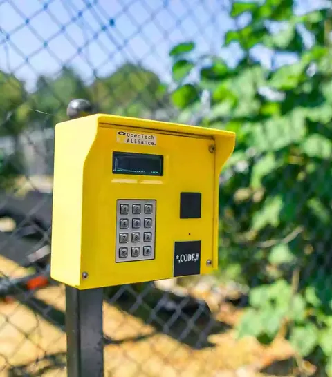 access control keypad storage units