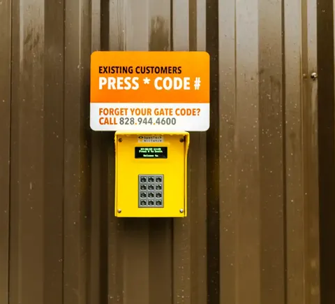 access control keypad storage units