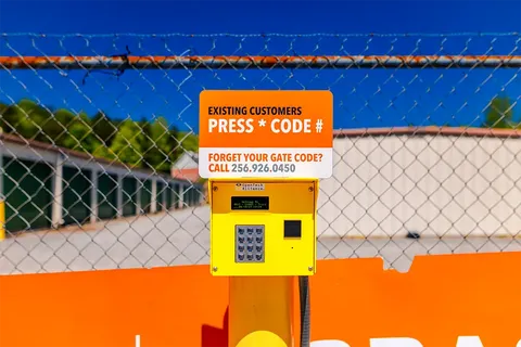 access control keypad storage units