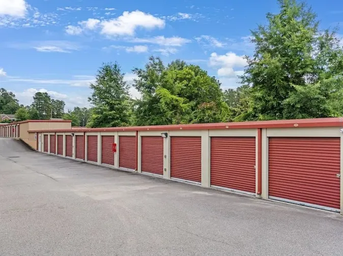 Outdoor drive-up storage units in Aiken, SC, at 3809 Richland Ave W