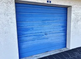 A close-up of an outdoor drive-up storage unit in Marco Island