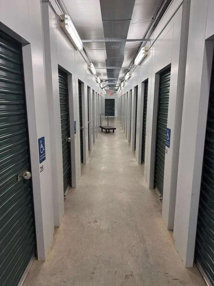 Moving carts and indoor climate-controlled storage units in Richmond at 2701 E Parham Rd