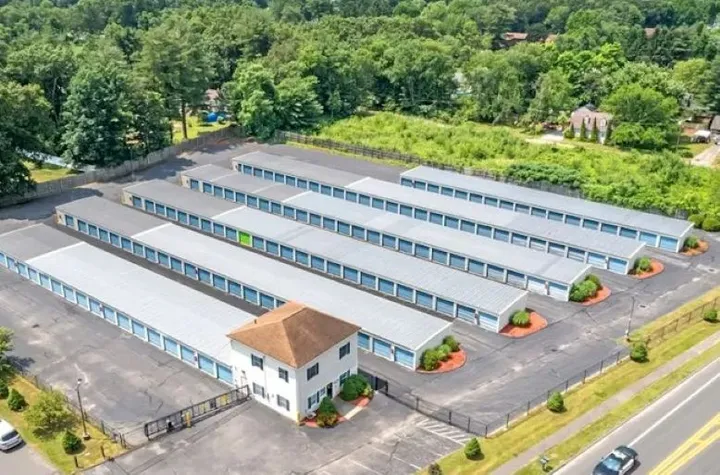 Aerial view of Storage Star self-storage at 2535 Boston Rd