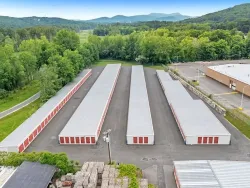 Aerial view of Storage Star self-storage in Pittsfield on Crane Ave