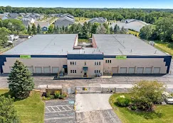 Aerial view of Storage Star self-storage in West Chicago