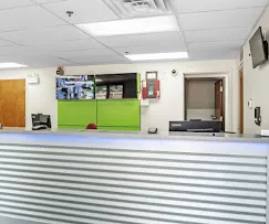 Inside of rental office at Storage Star West Chicago