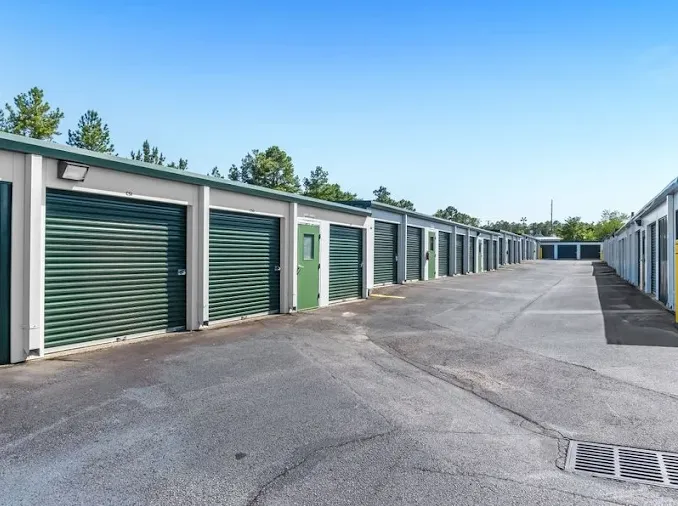 Outdoor drive-up storage units in Columbia, SC, at 110 Newland Rd