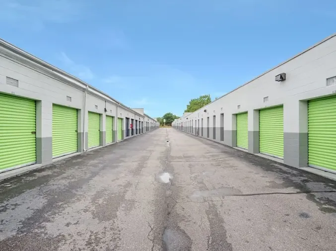 Outdoor drive-up storage units in Williamsburg at 5393 Mooretown Rd