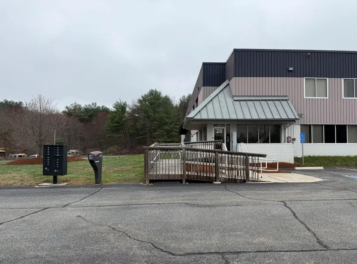 Rental office and entryway for Storage Star self-storage in Dracut, MA on Commercial Dr