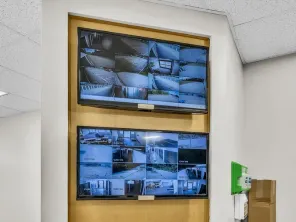 Secure storage with video surveillance