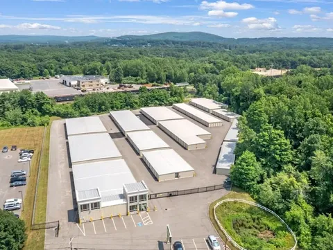 Aerial view of Storage Star self-storage at 2350 Boston Rd