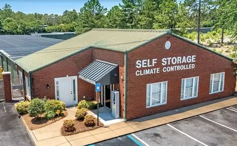 Storage Star Self-Storage in Columbia at 441 Clemson Rd, featuring secure storage with gated access and keypad entry