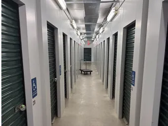 Moving carts and indoor climate-controlled storage units in Richmond at 2701 E Parham Rd