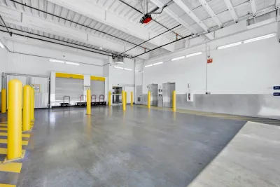 indoor unloading bay