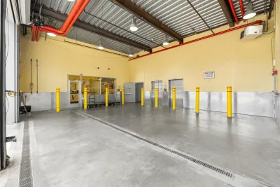 indoor unloading bay