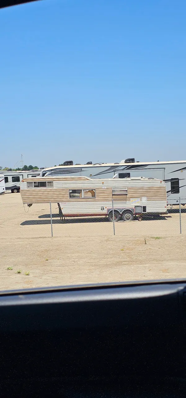 Outdoor RV and camper parking area