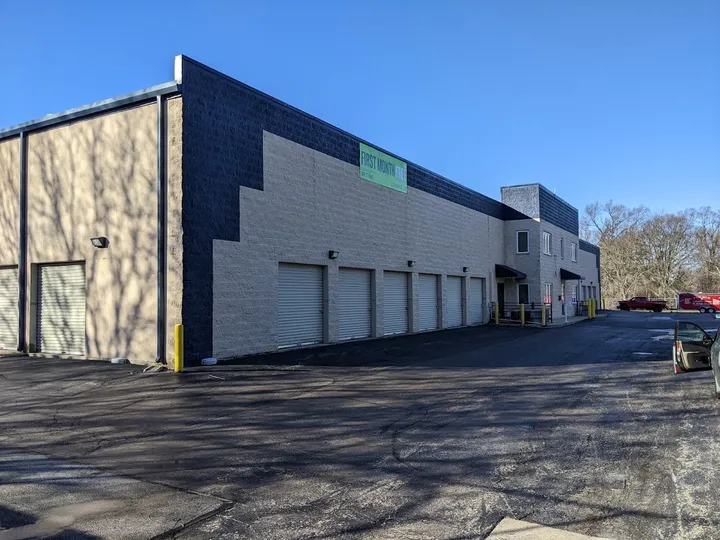 Another view of the exterior of the storage facility.