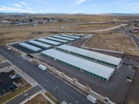Aerial picture of the Boswell Drive self-storage units in Laramie, WY.