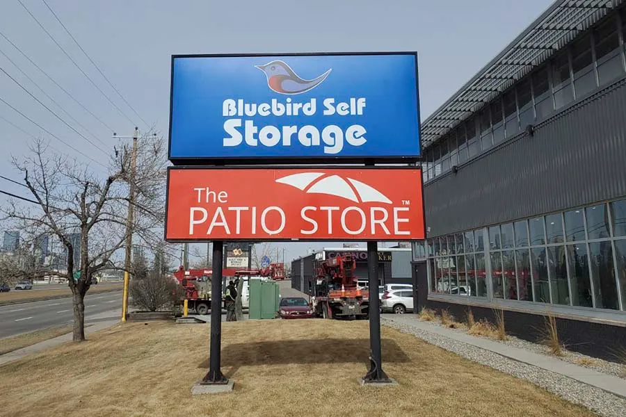self storage sign calgary
