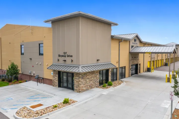 Picture of the Skyway Drive drive-up storage units in Fort Collins, CO.