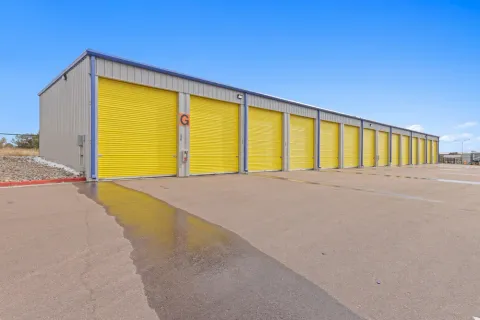Secure drive-up storage units on Aerotech Drive in Colorado Springs, CO.