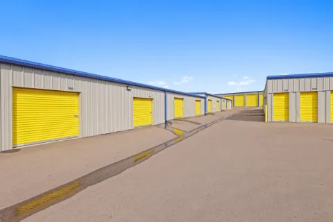 Drive-up self-storage Colorado Springs on Aerotech Drive.