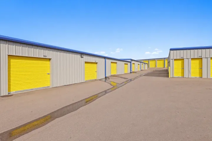Drive-up self-storage Colorado Springs on Aerotech Drive.