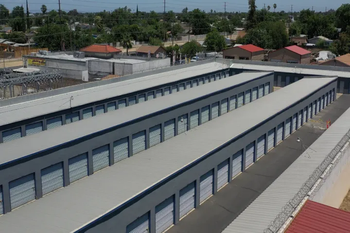 Drive-up self-storage at Storage Star in Modesto on Crows Landing.